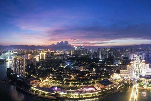 福建福州 閩江(jiang)之(zhi)心(xin) 夏(xia)夜美(mei)